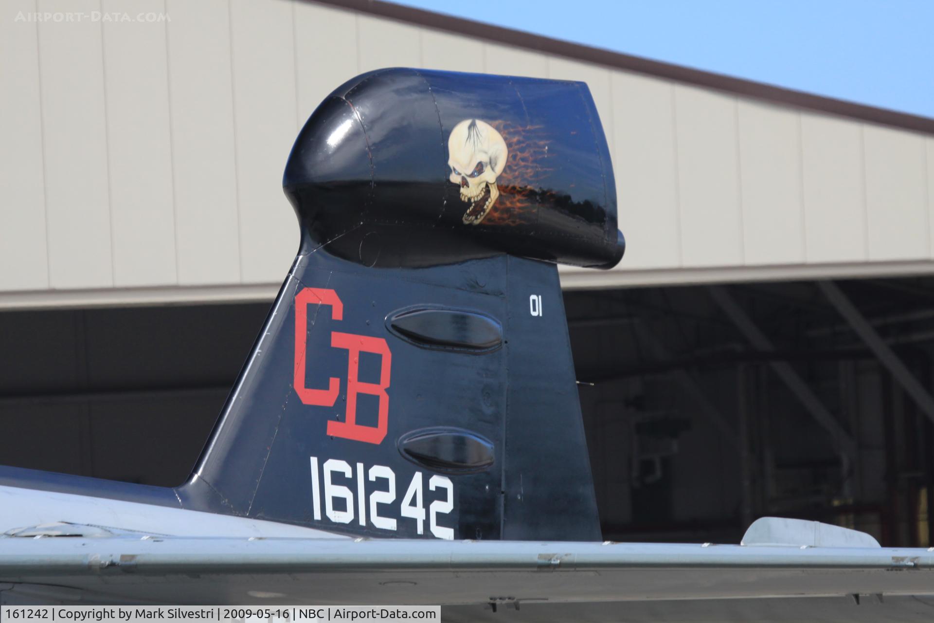 161242, Grumman EA-6B Prowler C/N P-85, Static at Marine Corps Air Station Beaufort