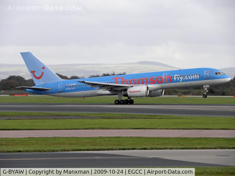 G-BYAW, 1995 Boeing 757-204 C/N 27234, Thomsonfly