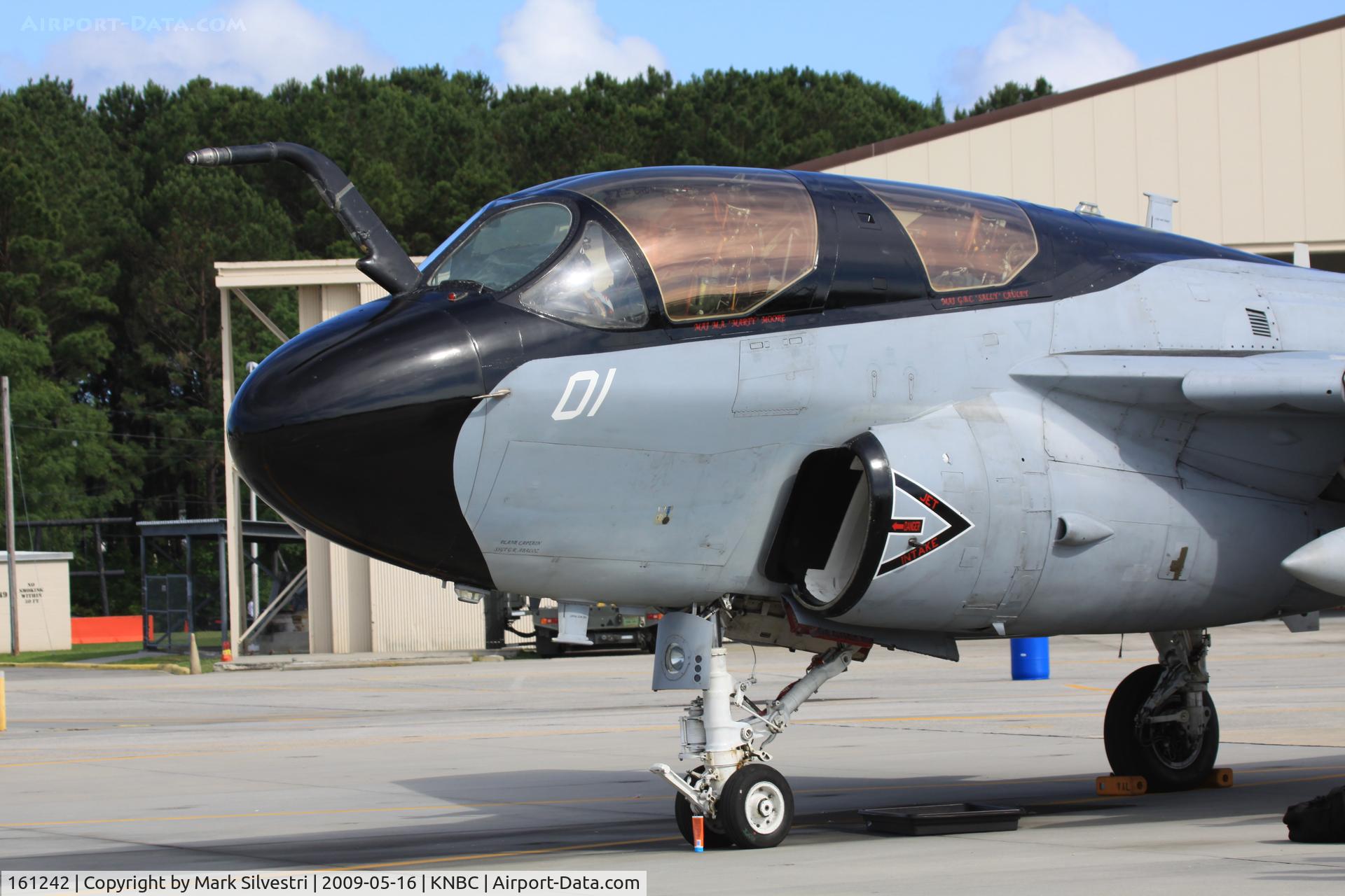 161242, Grumman EA-6B Prowler C/N P-85, Static at Marine Corps Air Station Beaufort