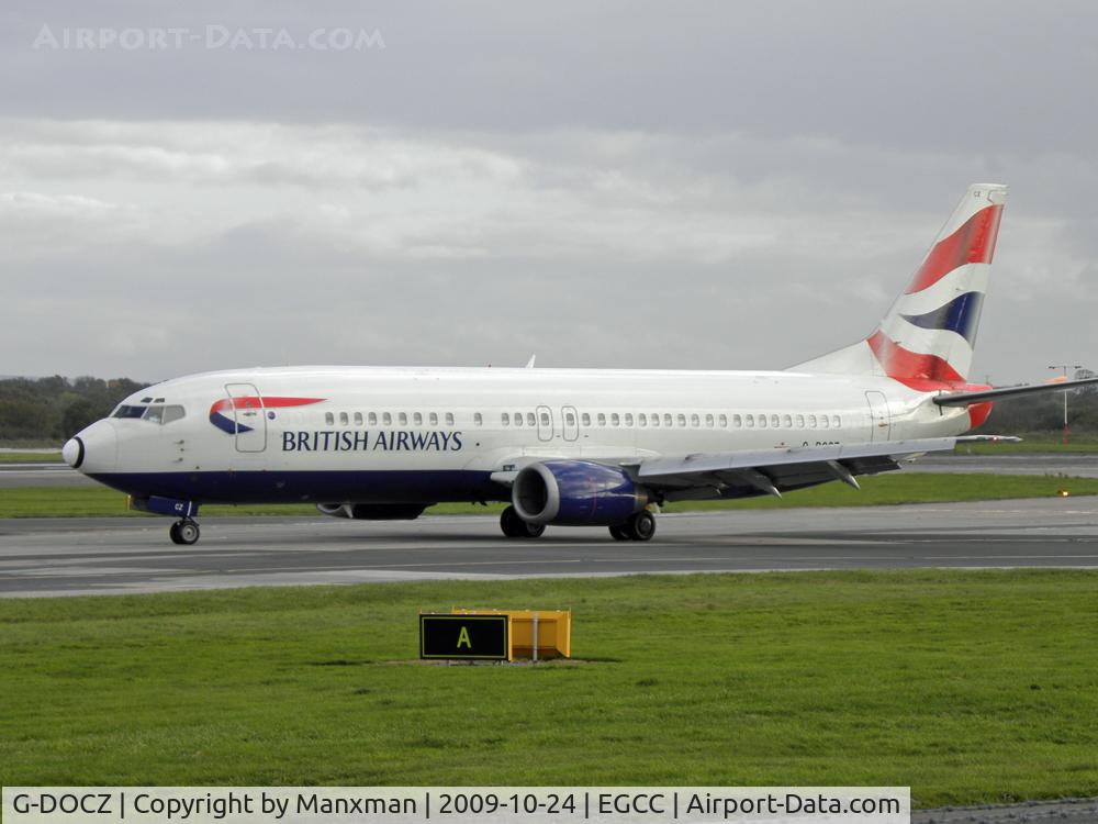 G-DOCZ, 1993 Boeing 737-436 C/N 25858, BA flight from LGW