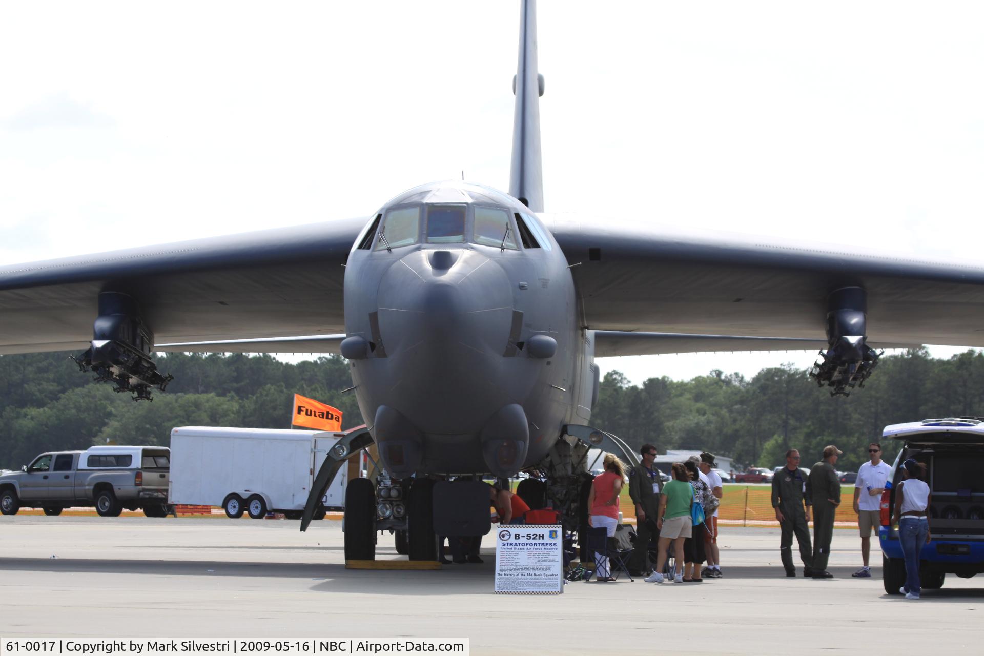 61-0017, 1961 Boeing B-52H Stratofortress C/N 464444, Static at Marine Corps Air Station Beaufort