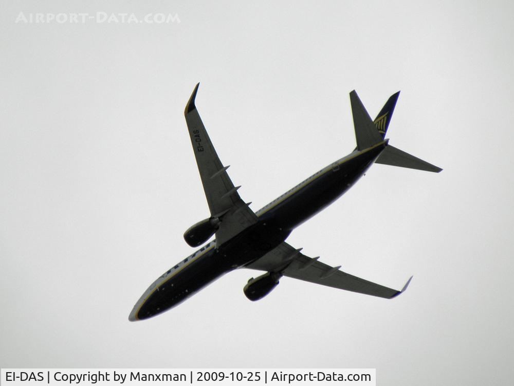 EI-DAS, 2003 Boeing 737-8AS C/N 33553, Over Liverpool