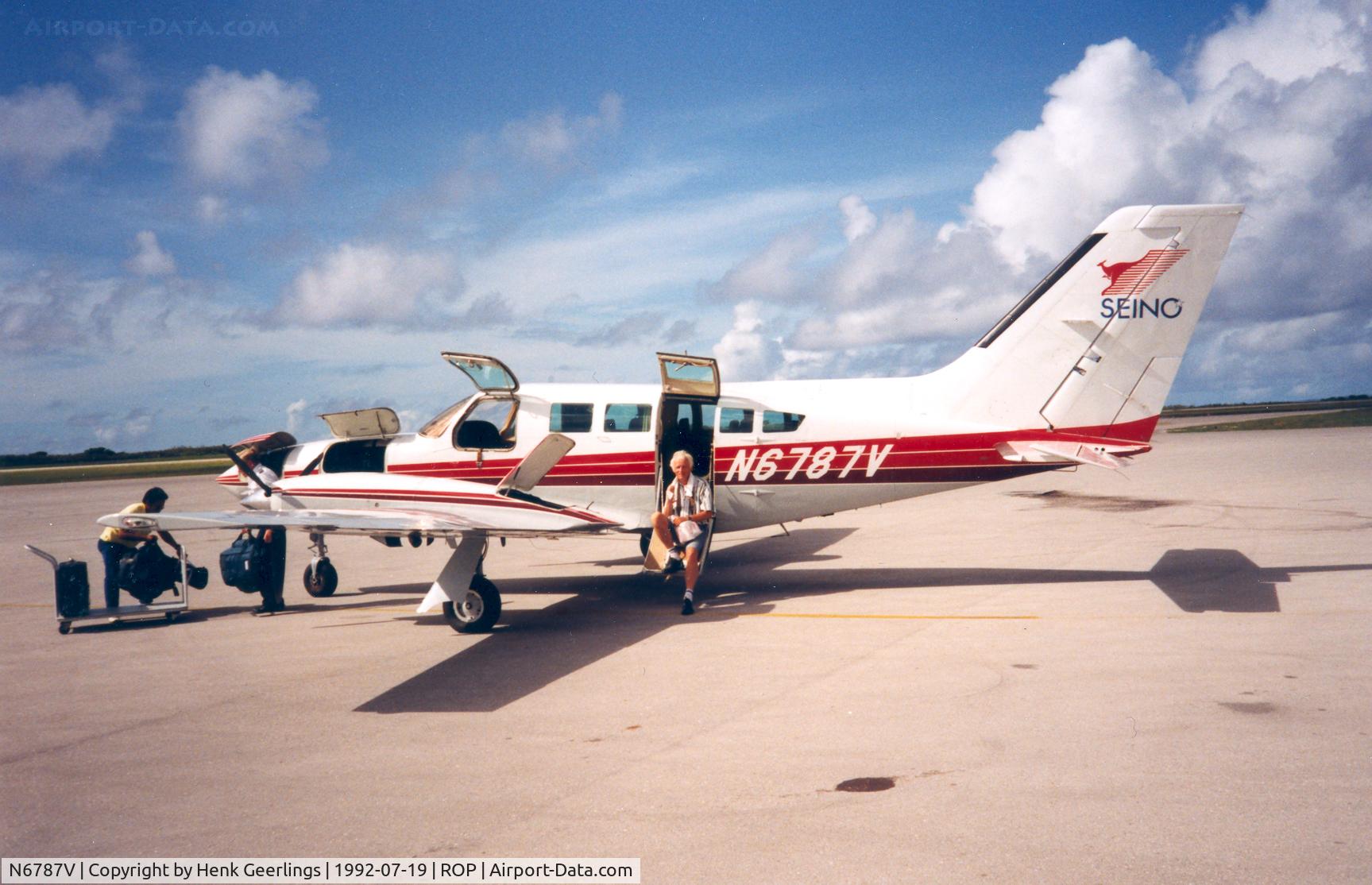 N6787V, Cessna 402C II C/N 402CO421, Rota to Saipan , Jul '92