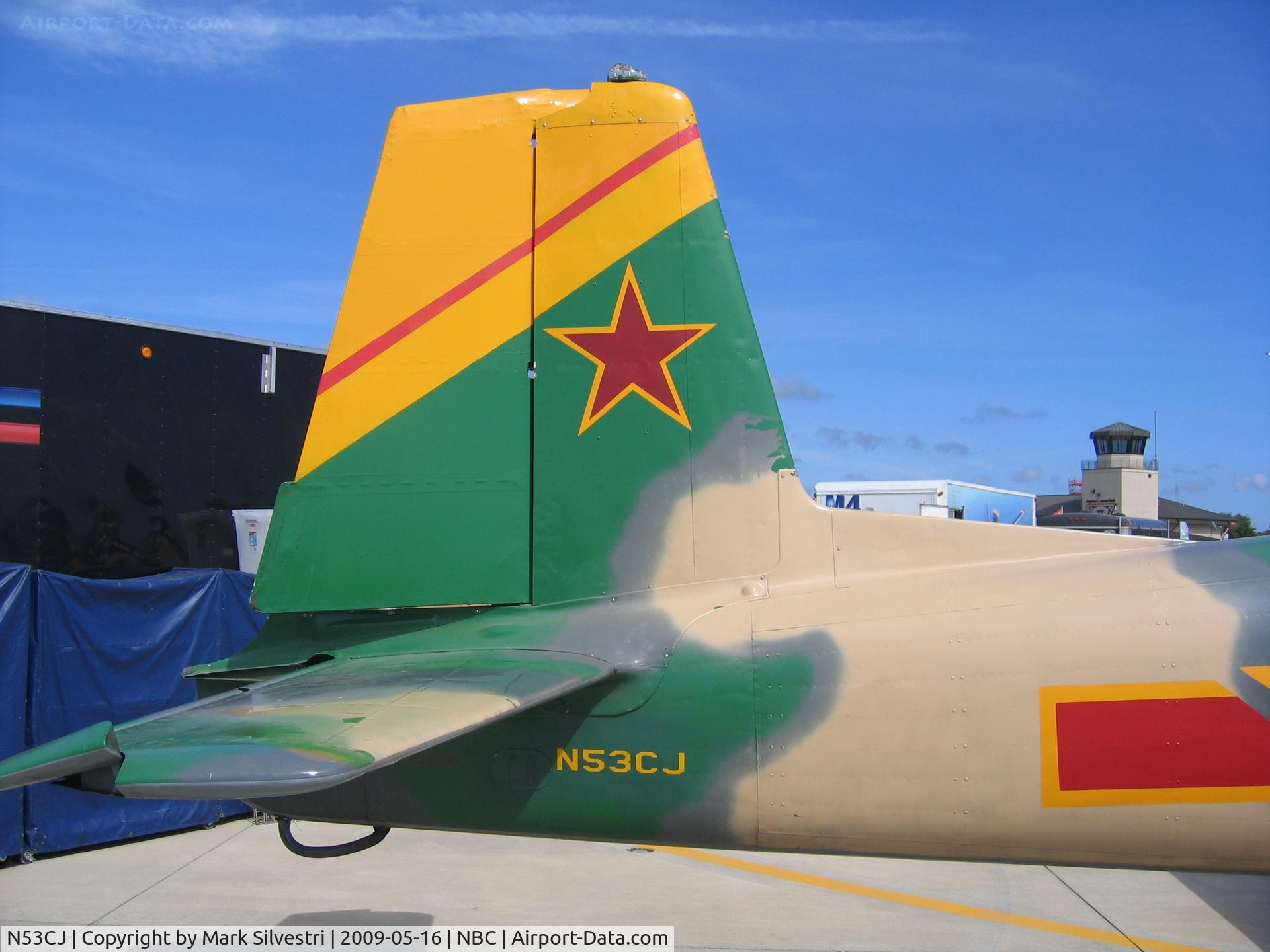 N53CJ, 1972 Nanchang CJ-6A C/N 2432062, Static at Marine Corps Air Station Beaufort