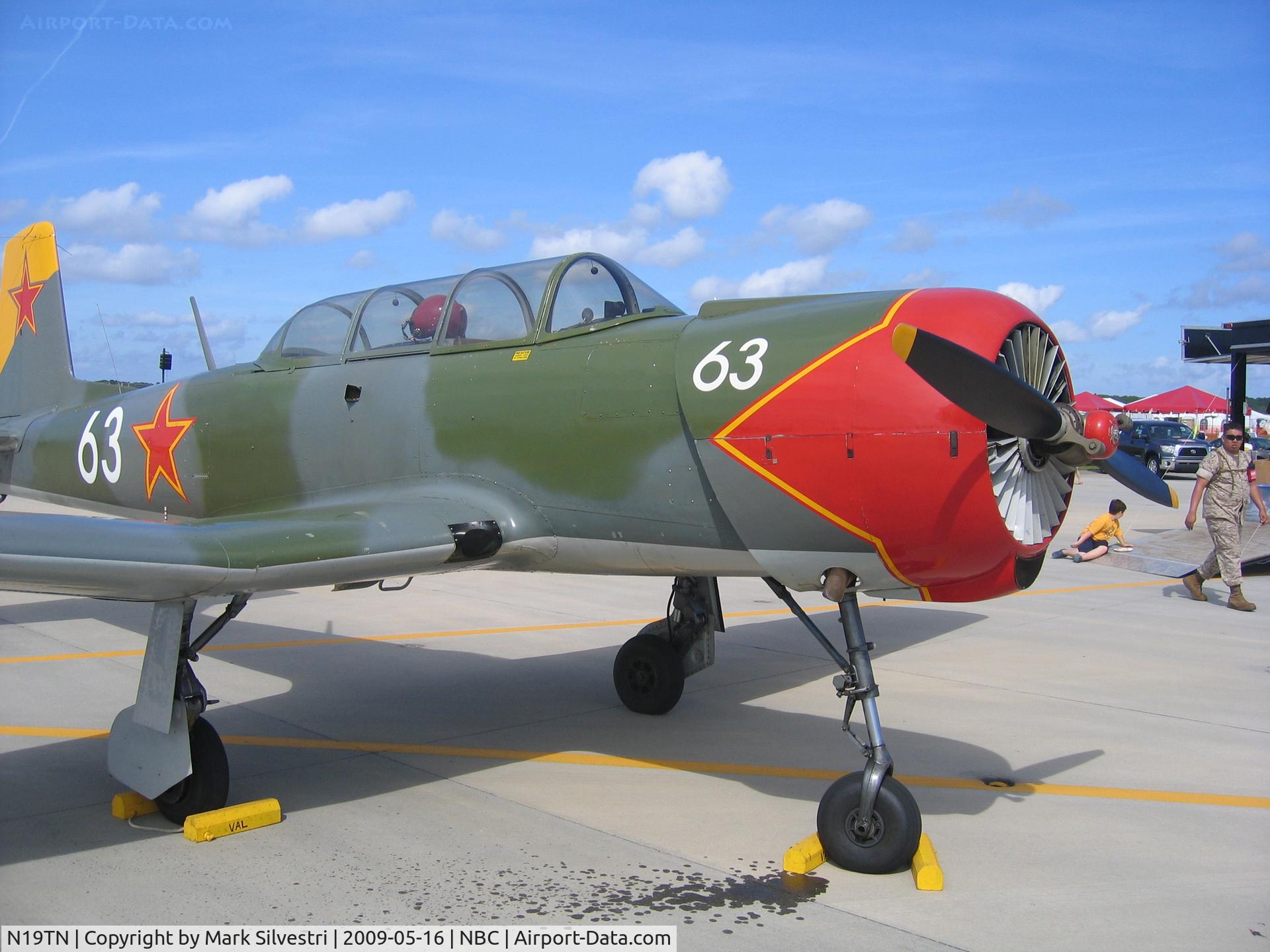 N19TN, 1967 Nanchang CJ-6A C/N 2532045, Static at Marine Corps Air Station Beaufort