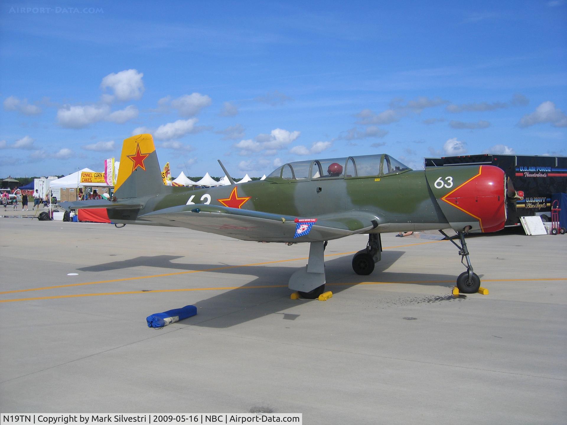 N19TN, 1967 Nanchang CJ-6A C/N 2532045, Static at Marine Corps Air Station Beaufort