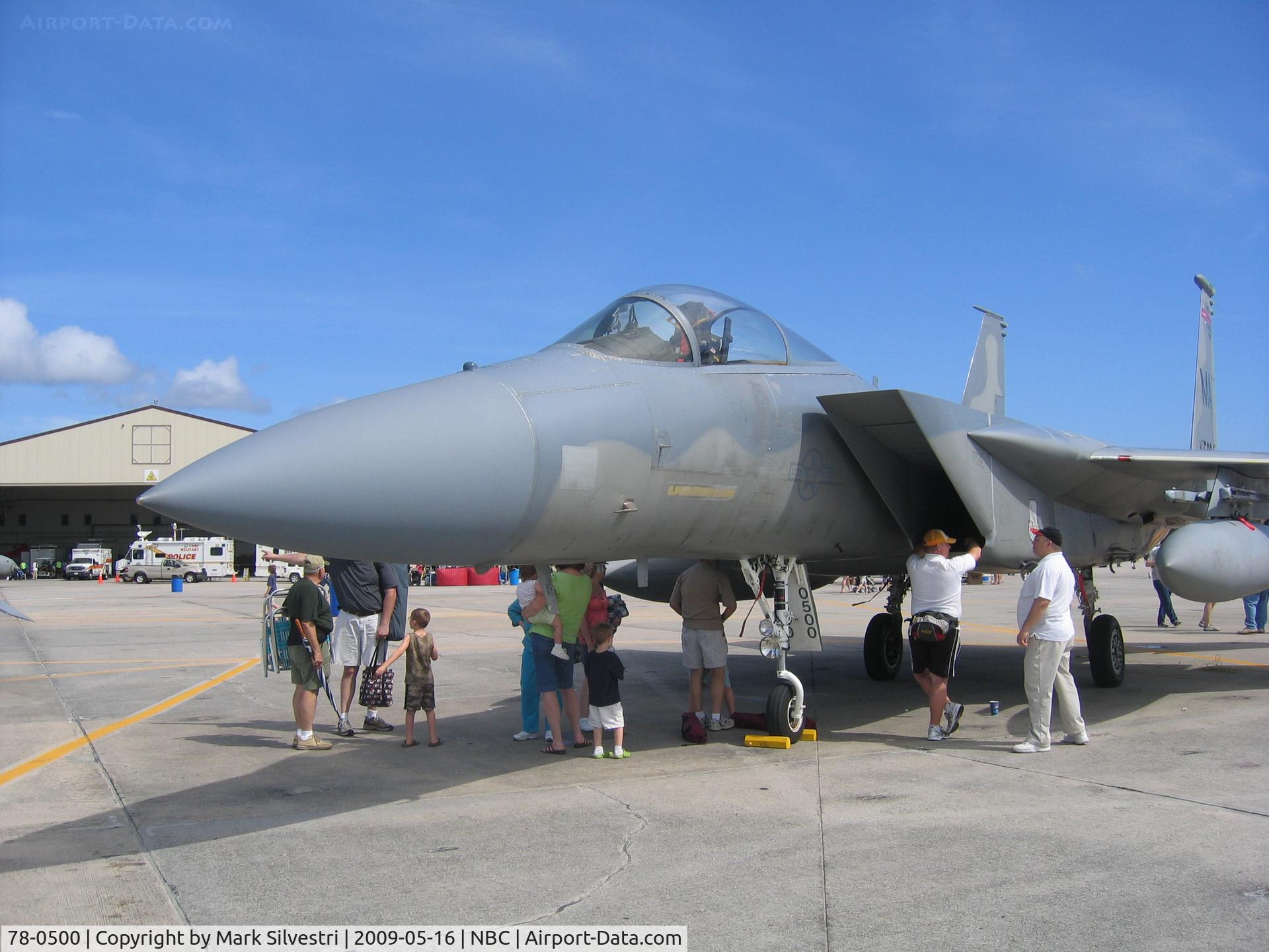78-0500, McDonnell Douglas F-15C Eagle C/N 0484/C033, Static at Marine Corps Air Station Beaufort