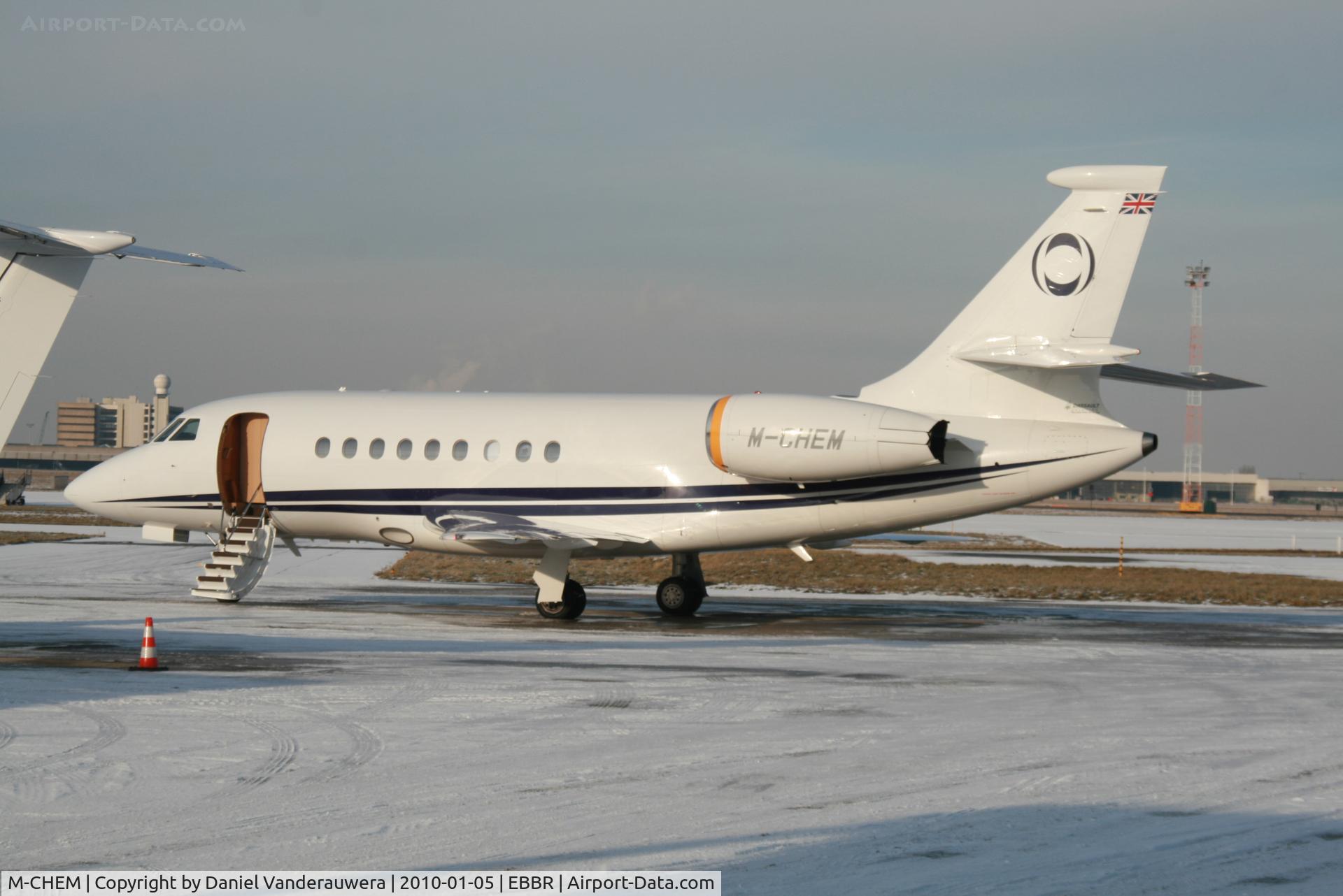 M-CHEM, 2007 Dassault Falcon 2000EX C/N 128, Parked on G.A. apron