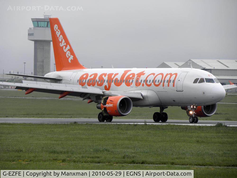 G-EZFE, 2009 Airbus A319-111 C/N 3824, EZY635 from LPL