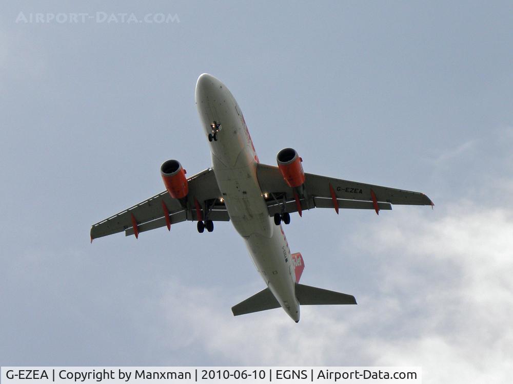 G-EZEA, 2003 Airbus A319-111 C/N 2119, Approaching Rwy08