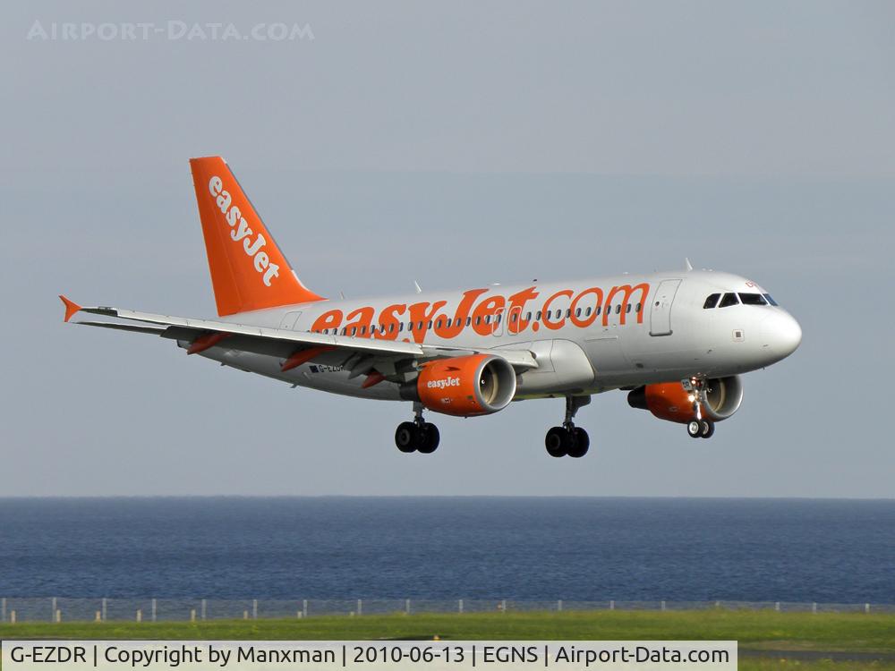 G-EZDR, 2008 Airbus A319-111 C/N 3683, Finals for Runway 26