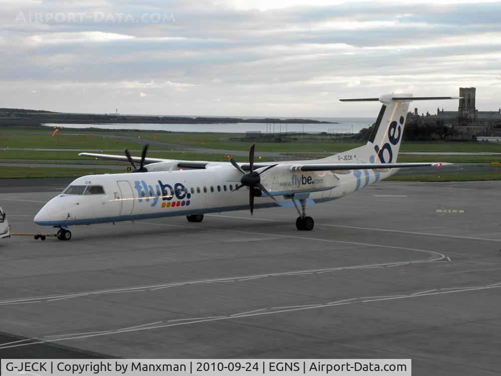 G-JECK, 2005 De Havilland Canada DHC-8-402Q Dash 8 C/N 4113, Whilst waiting for my Manx2 flight to Blackpool