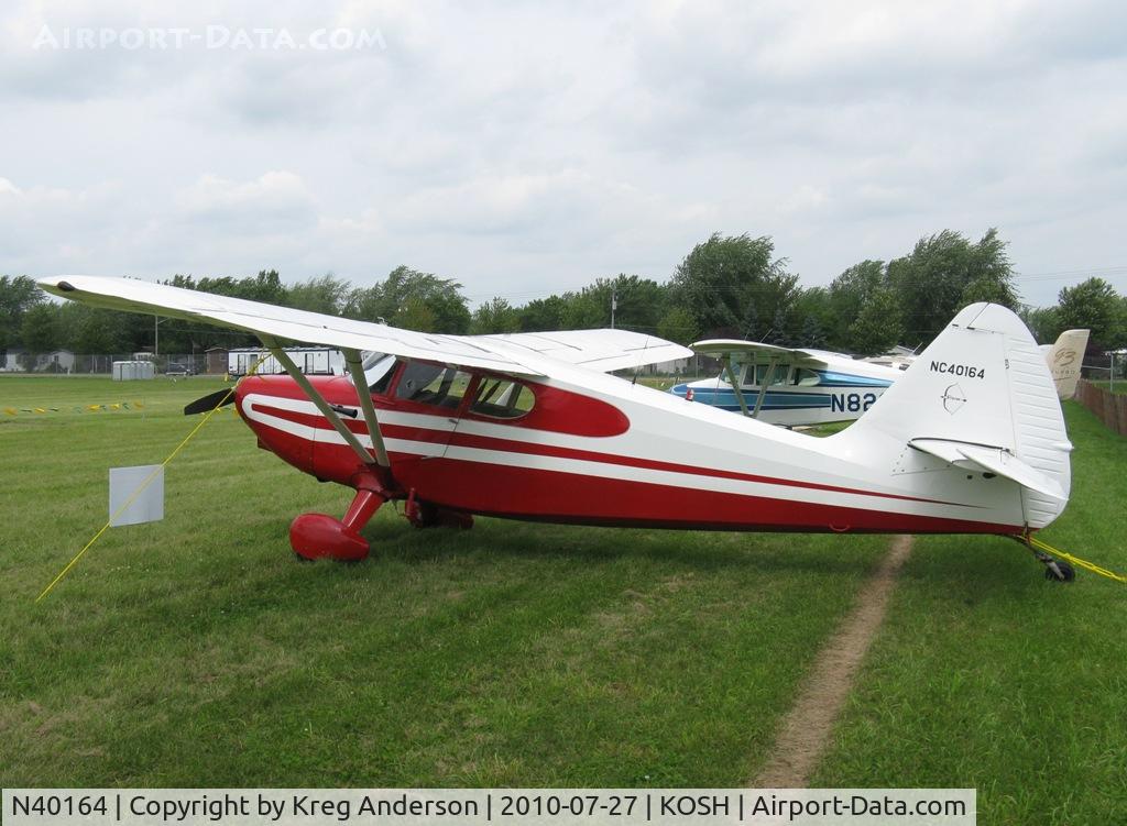 N40164, 1946 Stinson 108 Voyager C/N 108-94, EAA AirVenture 2010