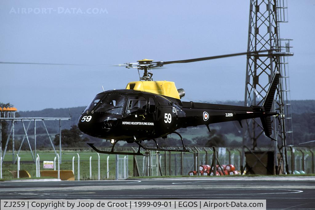ZJ259, 1997 Eurocopter AS-350BB Squirrel HT1 Ecureuil C/N 2982, Defence Helicopter Flying School