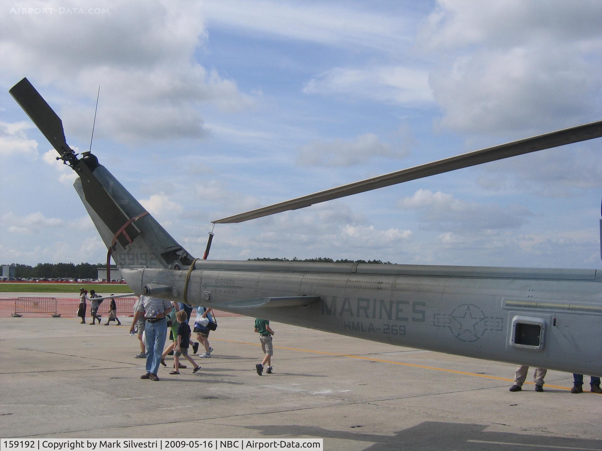 159192, Bell UH-1N Iroquois C/N 31668, Static at Marine Corps Air Station Beaufort