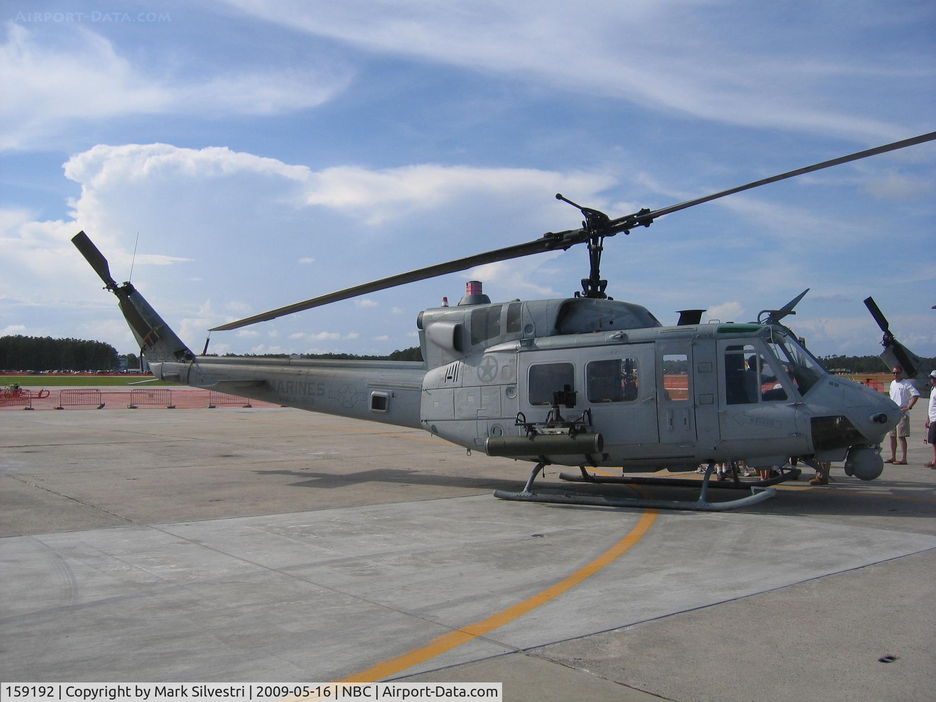 159192, Bell UH-1N Iroquois C/N 31668, Static at Marine Corps Air Station Beaufort