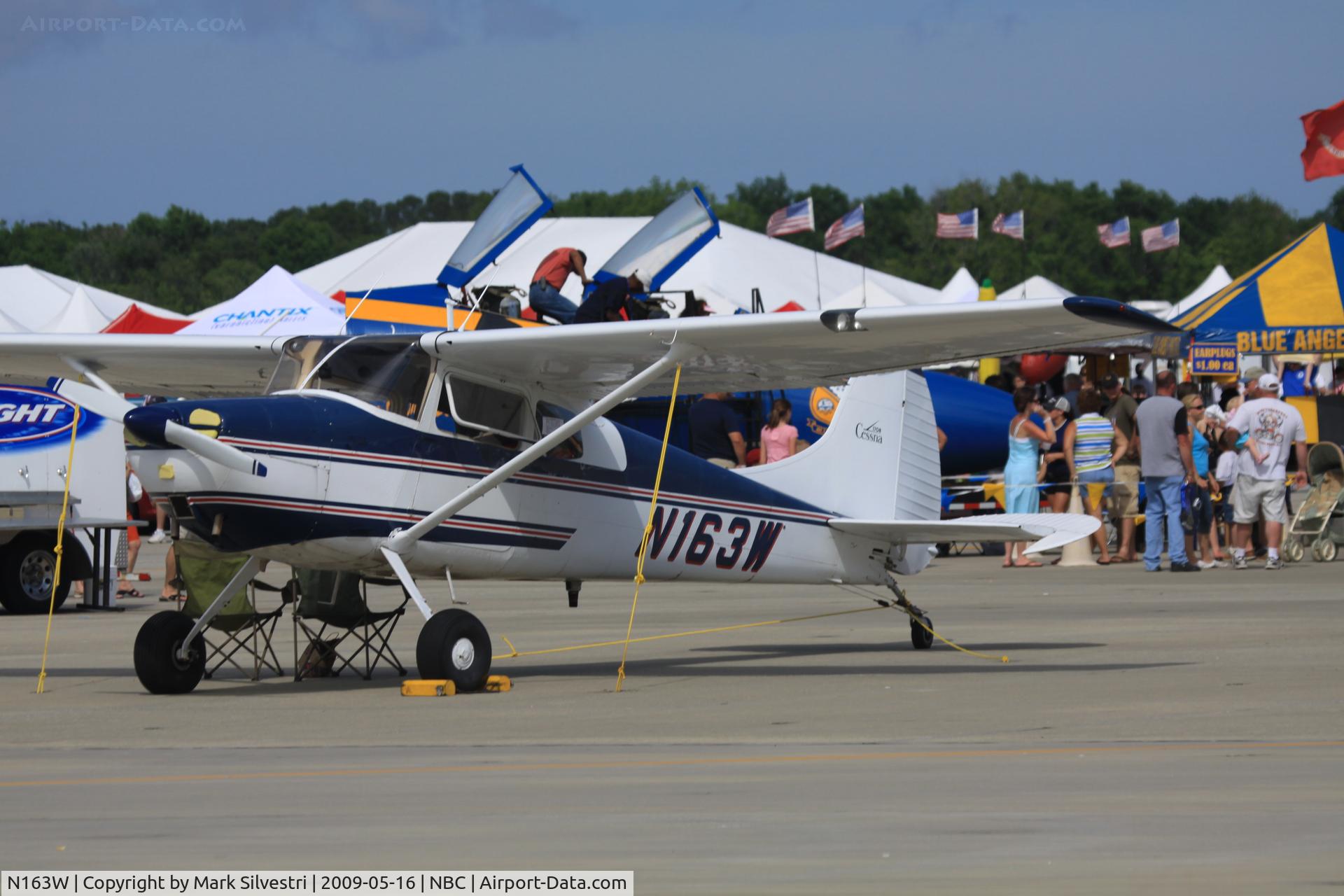 N163W, 1956 Cessna 170B C/N 27094, Static at Marine Corps Air Station Beaufort