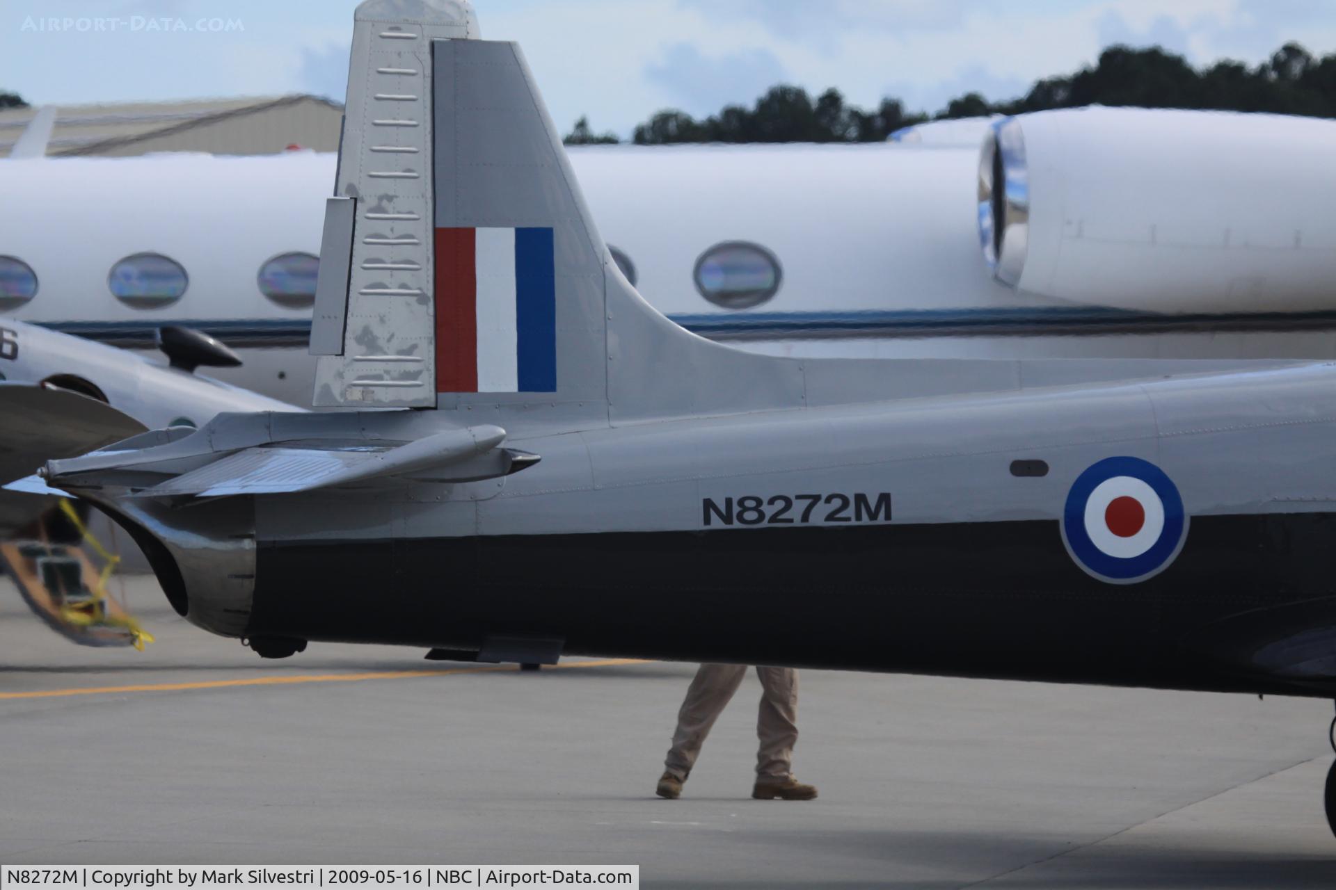 N8272M, 1961 BAC 84 Jet Provost T.4 C/N PAC/W/15526, Static at Marine Corps Air Station Beaufort