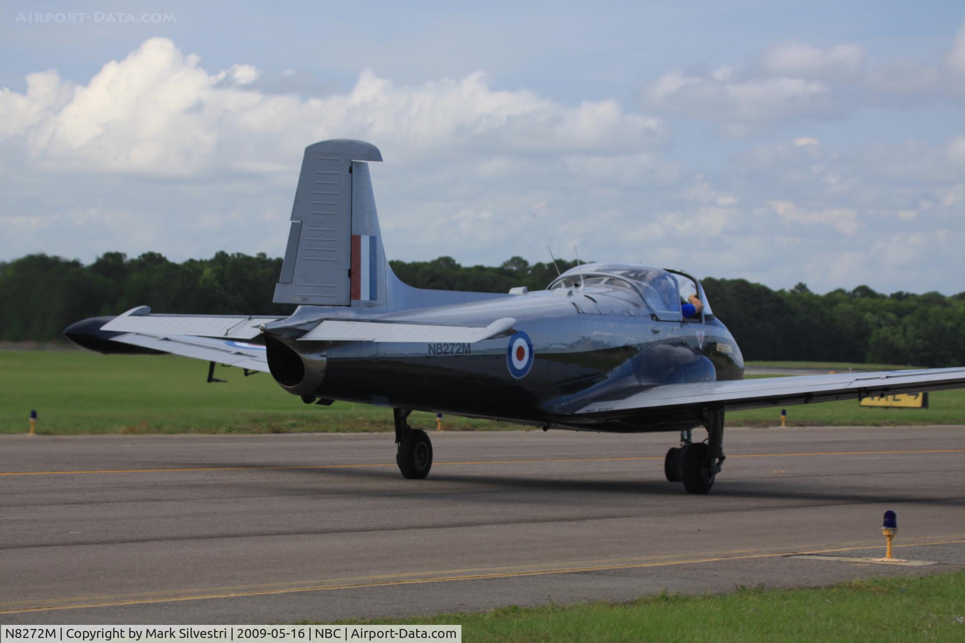 N8272M, 1961 BAC 84 Jet Provost T.4 C/N PAC/W/15526, Static at Marine Corps Air Station Beaufort