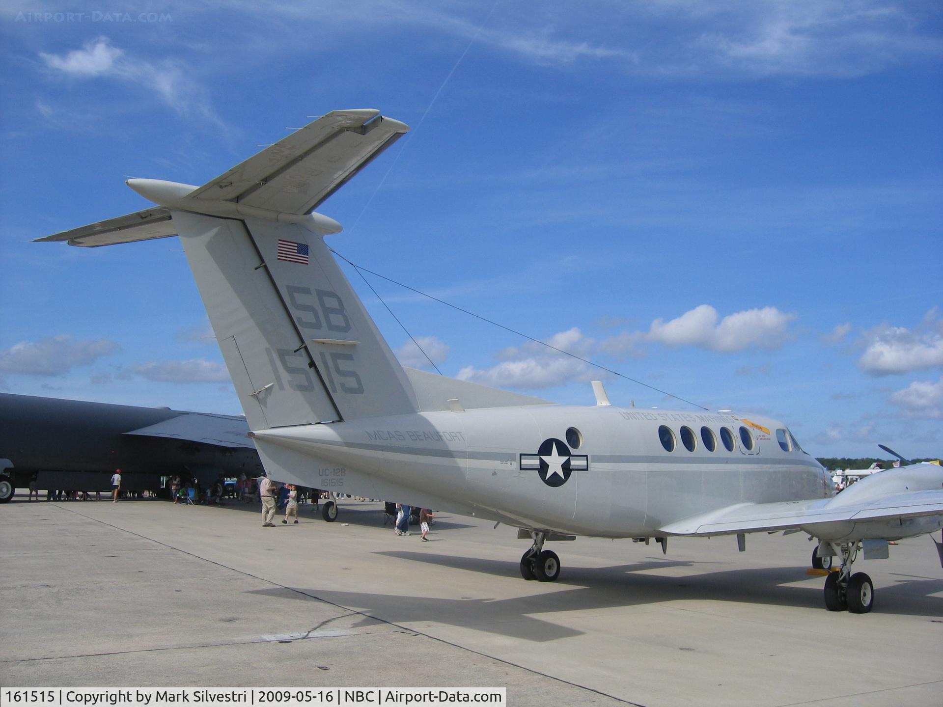 161515, Beech UC-12B Huron C/N BJ-63, Static at Marine Corps Air Station Beaufort