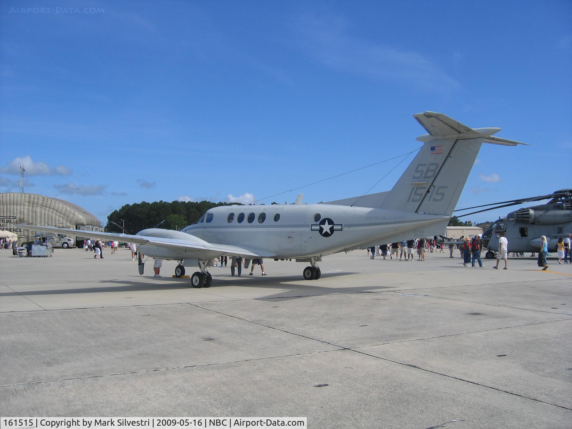 161515, Beech UC-12B Huron C/N BJ-63, Static at Marine Corps Air Station Beaufort