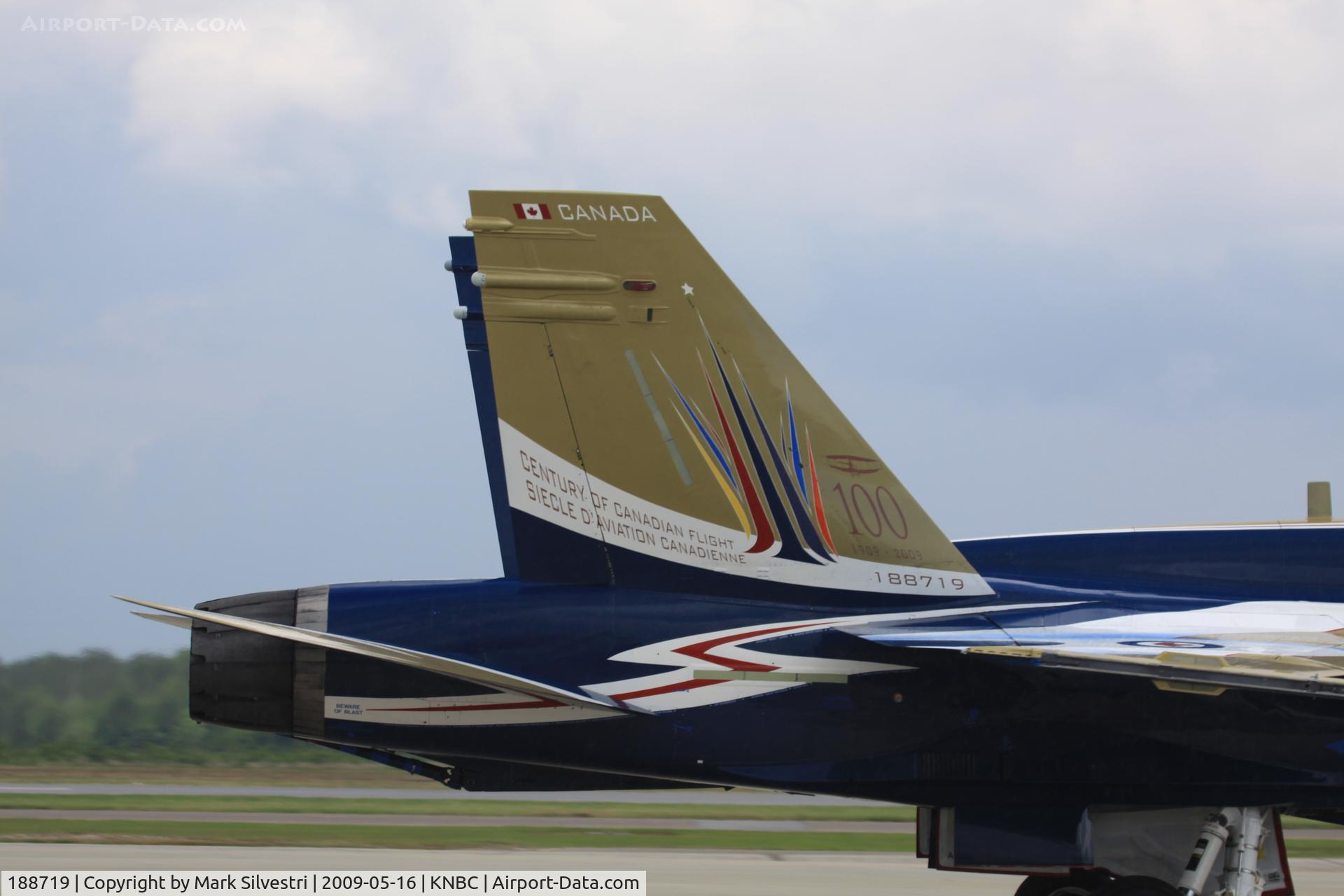 188719, McDonnell Douglas CF-188A Hornet C/N 0178/A139, Marine Corps Air Station Beaufort