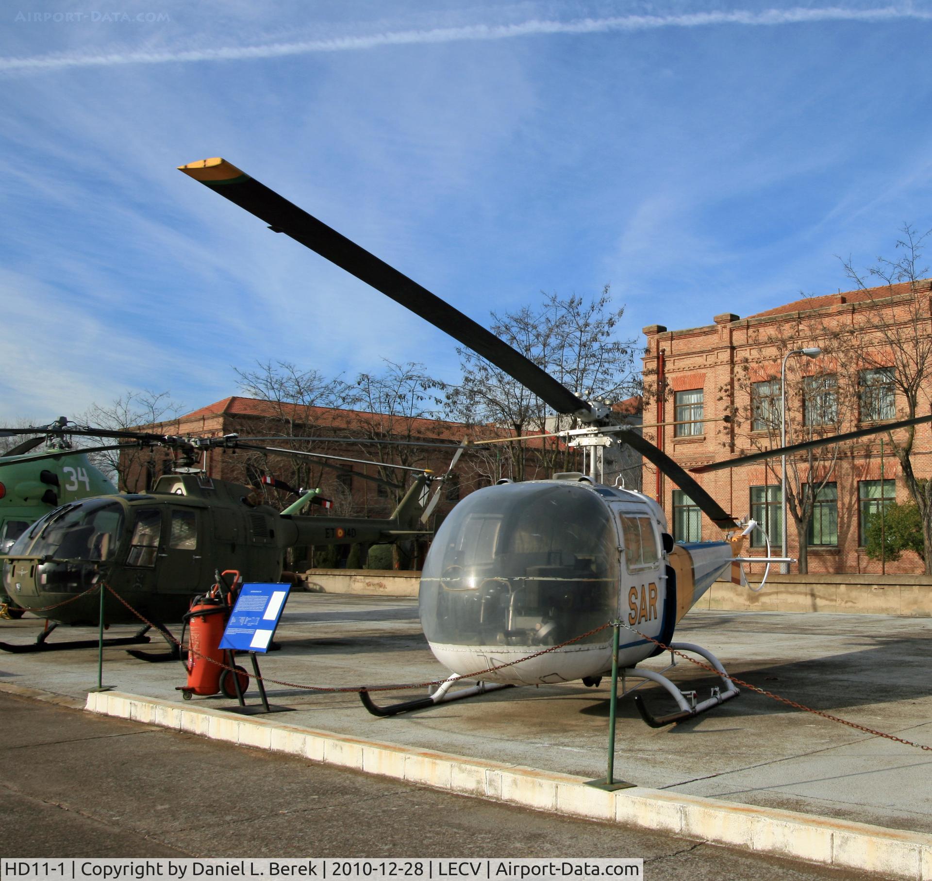 HD11-1, Agusta AB-47J Ranger C/N 2094, Former Ejercito del Aire (Spanish Air Force) heli now preserved and on display at the Museo del Aire, Madrid