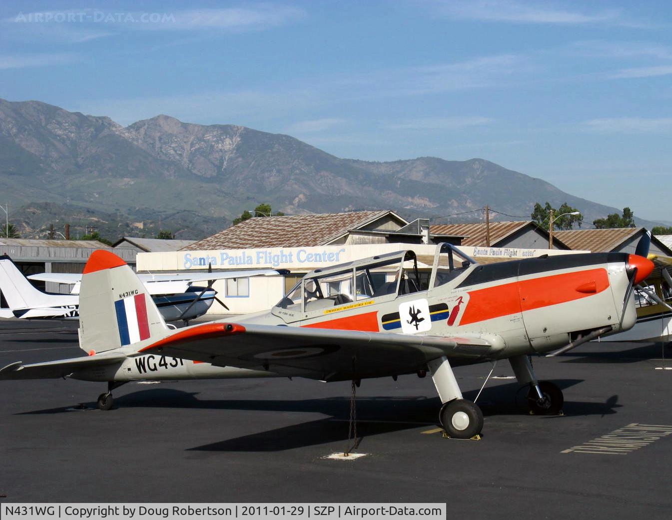 N431WG, 1951 De Havilland DHC-1 Chipmunk 22 C/N C1/0505, 1951 DeHavilland DHC-1 Ser. 22 CHIPMUNK, DeHavilland Gipsy Major-8 145 Hp
