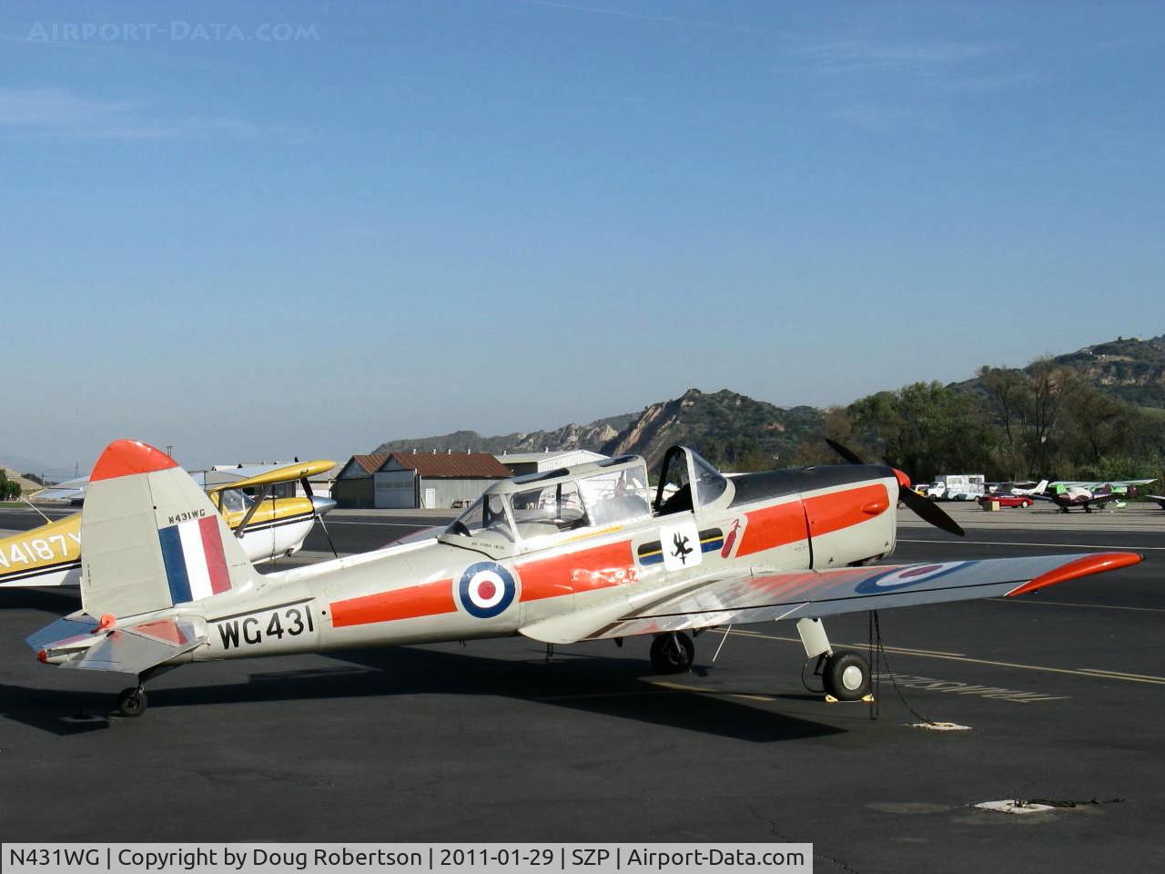 N431WG, 1951 De Havilland DHC-1 Chipmunk 22 C/N C1/0505, 1951 DeHavilland DHC-1 Ser. 22 CHIPMUNK, DeHavilland Gipsy Major-8 145 Hp