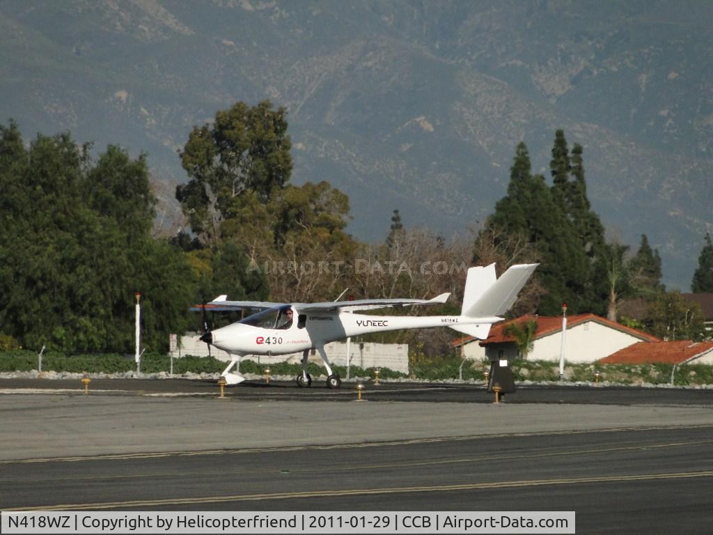 N418WZ, Yuneec E430 C/N YN-E430-0004, Permission to enter the runway