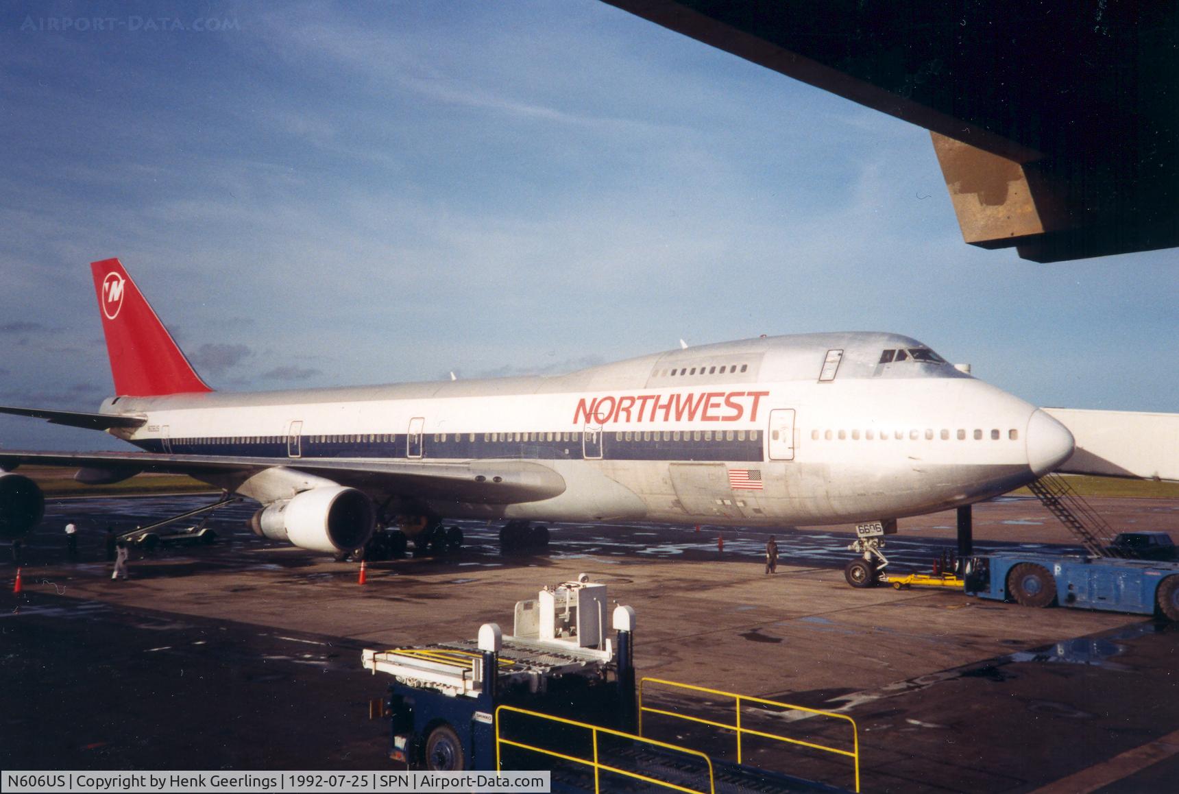 N606US, 1970 Boeing 747-151 C/N 19783, Northwest , B747-100 , Flt Spn-NRT