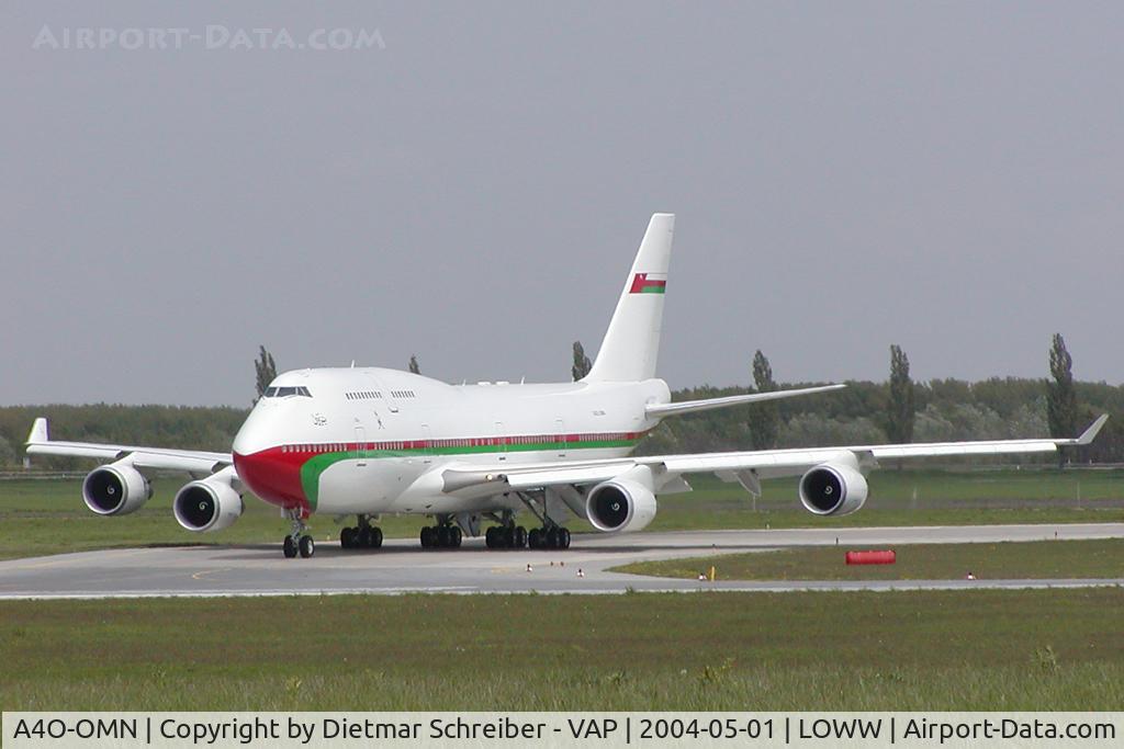 A4O-OMN, 2001 Boeing 747-430 C/N 32445, Oman Government Boeing 747-400