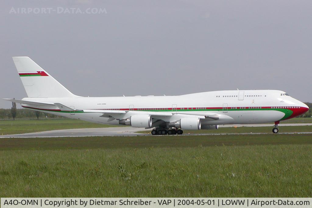 A4O-OMN, 2001 Boeing 747-430 C/N 32445, Oman Government Boeing 747-400