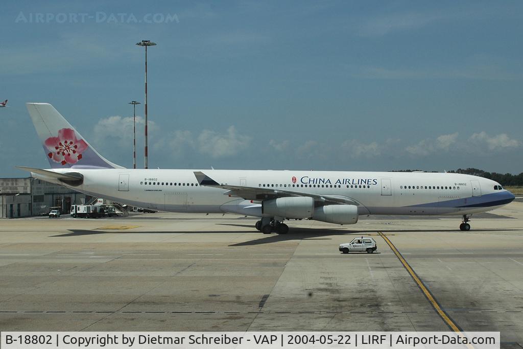 B-18802, 2001 Airbus A340-313X C/N 406, China Airlines Airbus 340-300