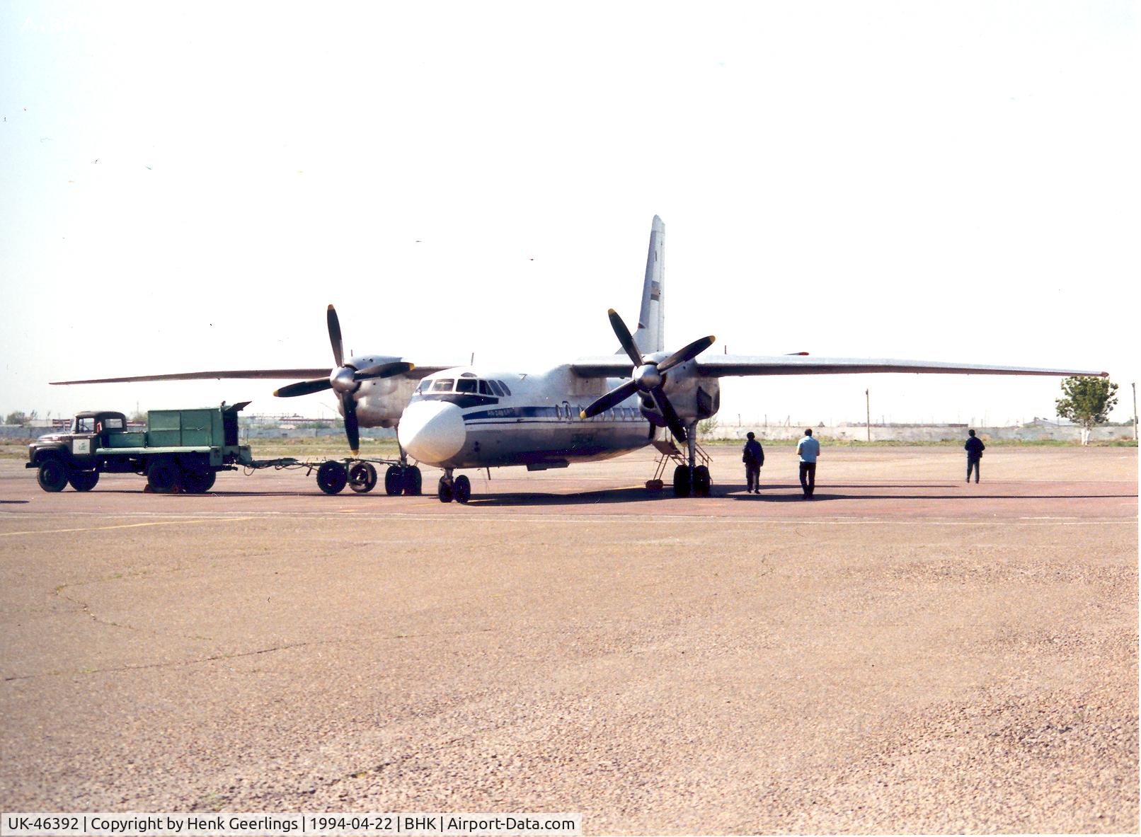 UK-46392, 1970 Antonov An-24B C/N 07306205, Uzbekistan Airways , AN-24B 
Bukhara - Tashkent , April '94
