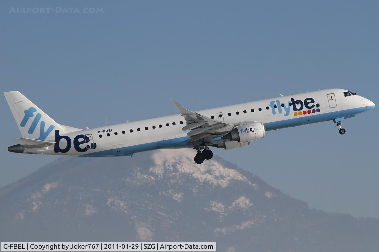 G-FBEL, 2008 Embraer 195LR (ERJ-190-200LR) C/N 19000184, FlyBe