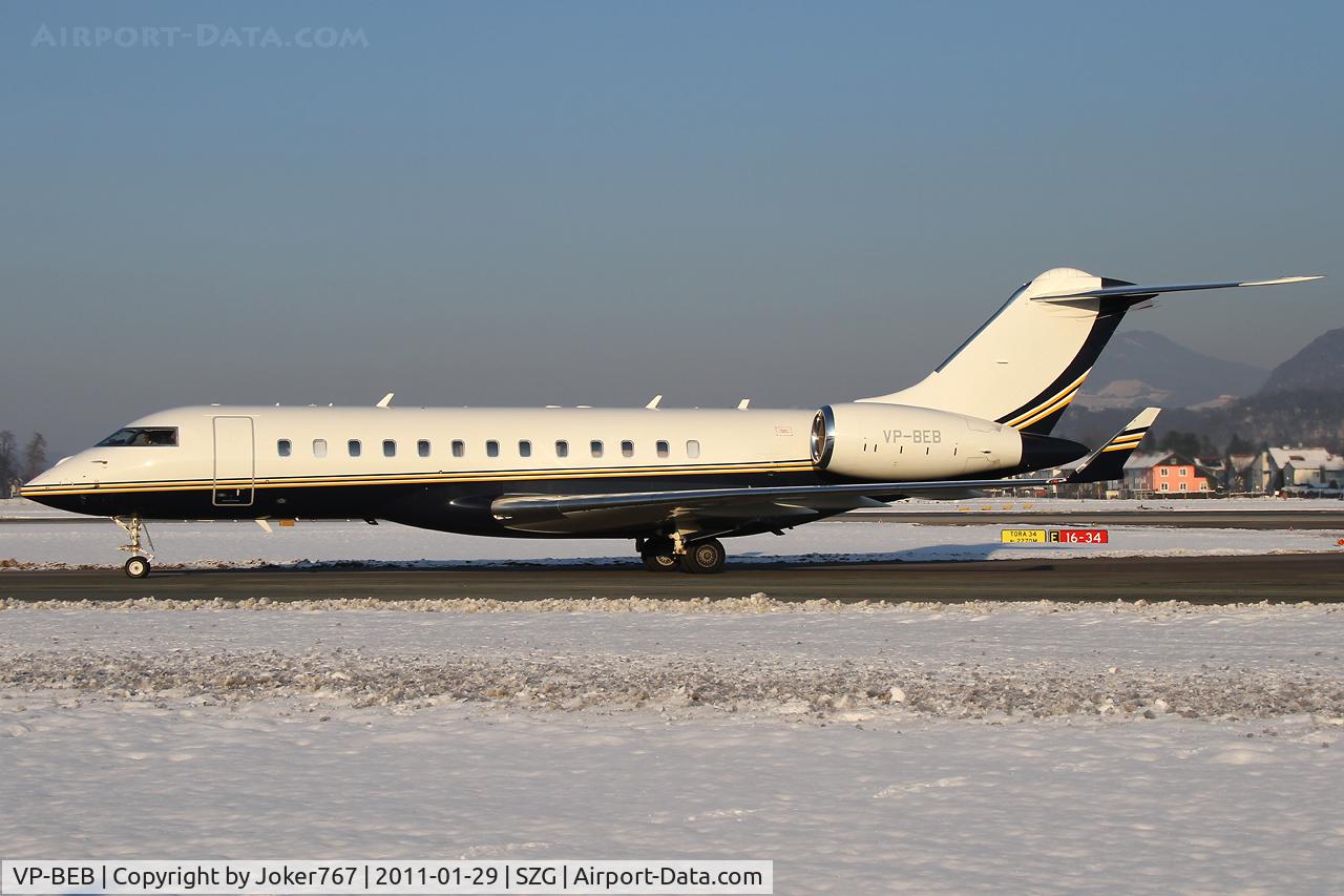 VP-BEB, 2009 Bombardier BD-700-1A10 Global Express XRS C/N 9369, Private