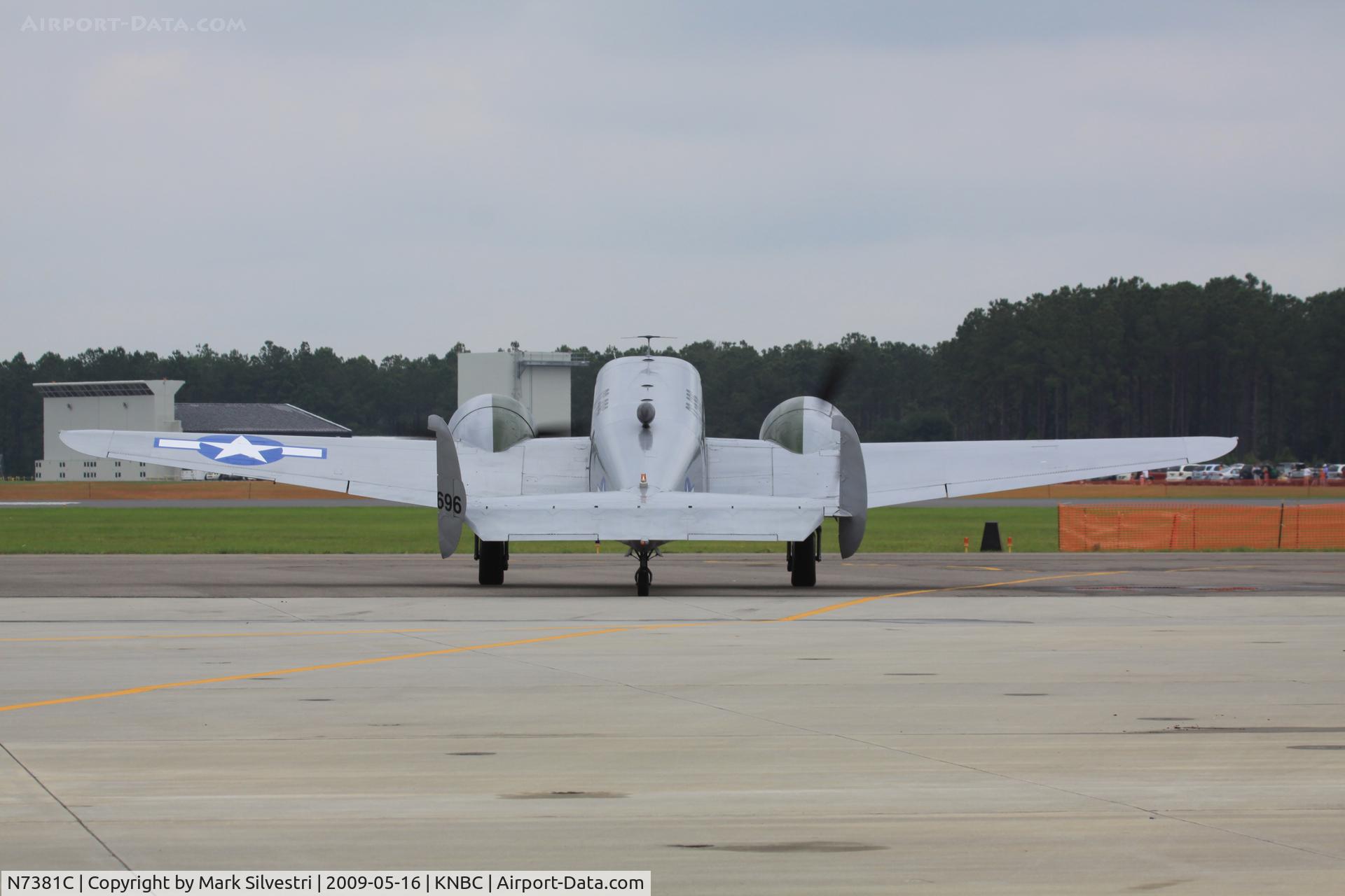 N7381C, 1944 Beech C18S C/N 8104, Marine Corps Air Station Beaufort