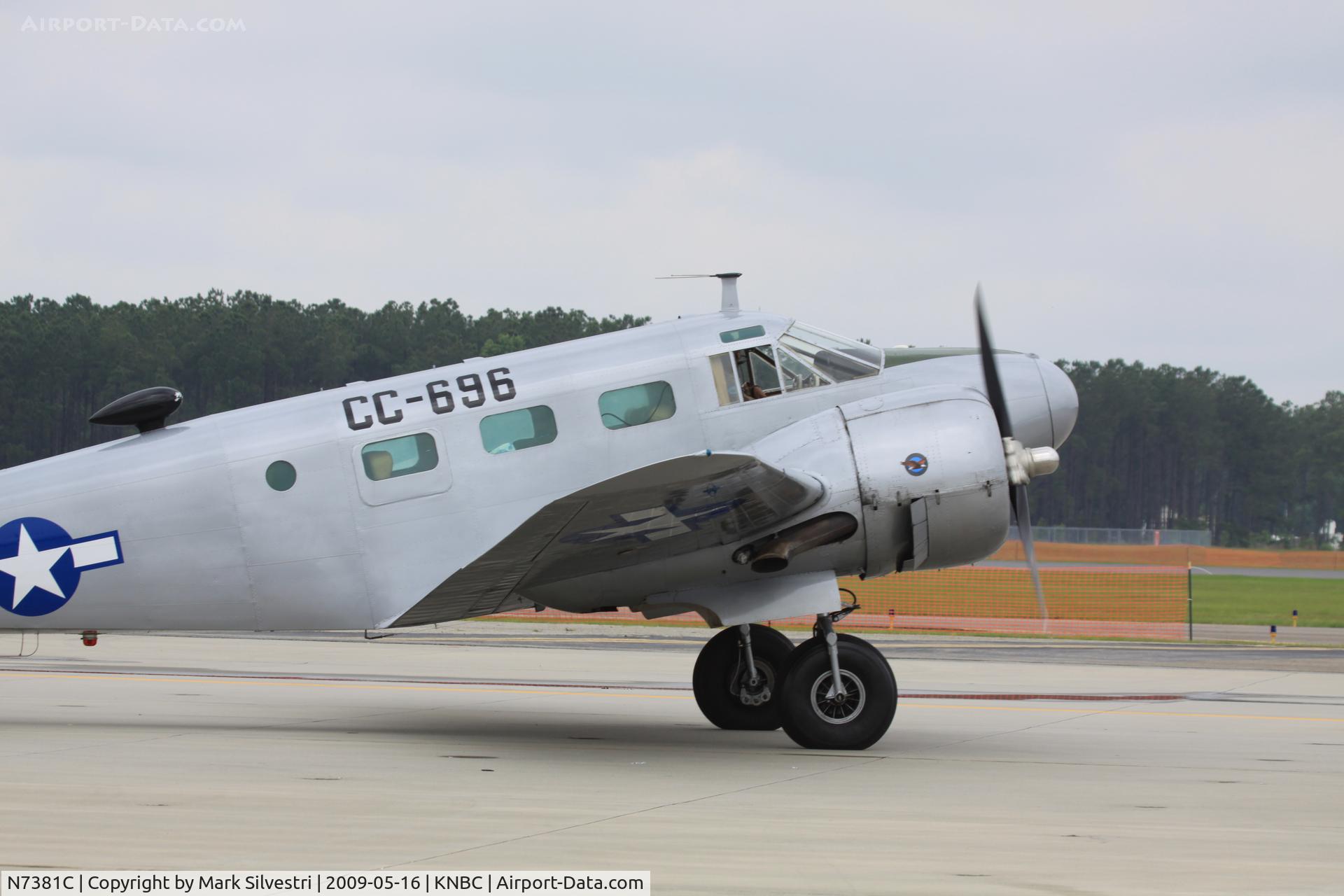 N7381C, 1944 Beech C18S C/N 8104, Marine Corps Air Station Beaufort