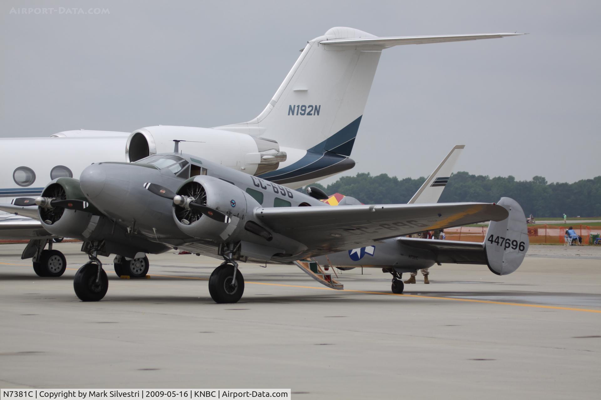 N7381C, 1944 Beech C18S C/N 8104, Marine Corps Air Station Beaufort