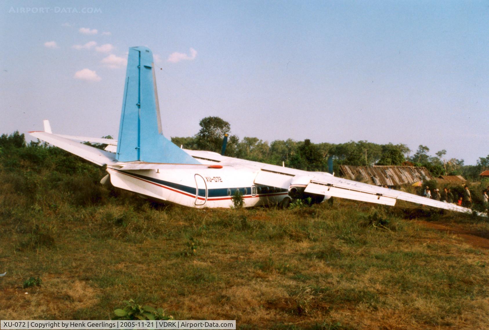 XU-072, AVIC I XAC Y7-100 C/N 08705, Crash at Banlung - Rattanakhiri Airport , 21 nov 2005