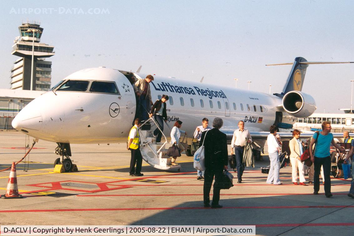 D-ACLV, 1996 Canadair CRJ-200LR (CL-600-2B19) C/N 7113, Lufthansa Regional , arrival Schiphol