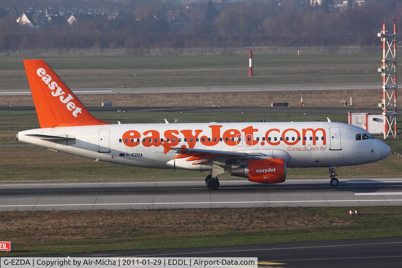 G-EZDA, 2008 Airbus A319-111 C/N 3413, EasyJet