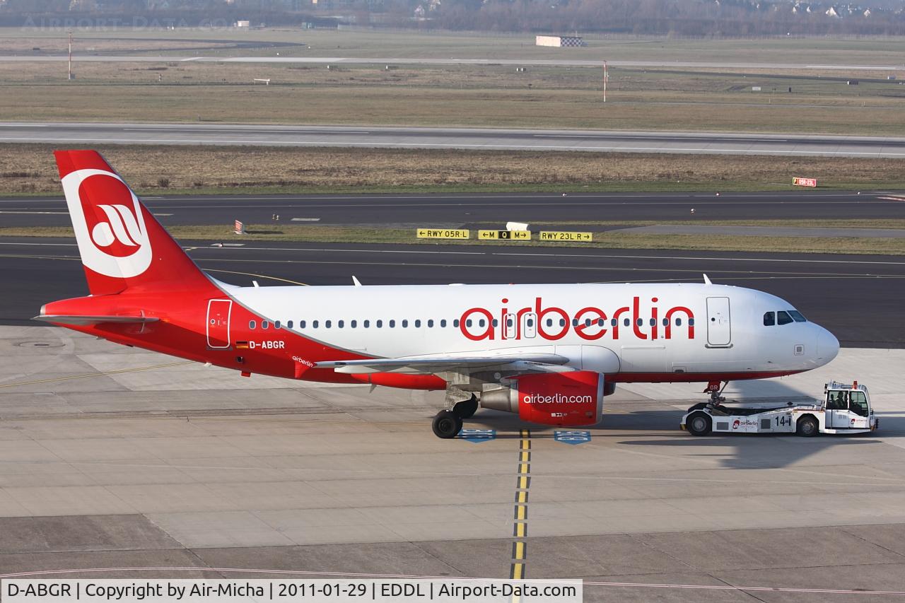 D-ABGR, 2008 Airbus A319-112 C/N 3704, Air Berlin