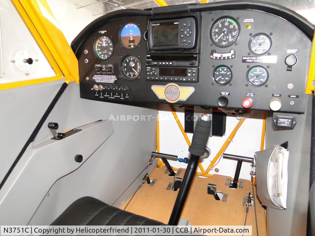 N3751C, 2008 American Legend AL11 C/N AL-1121, Cockpit area