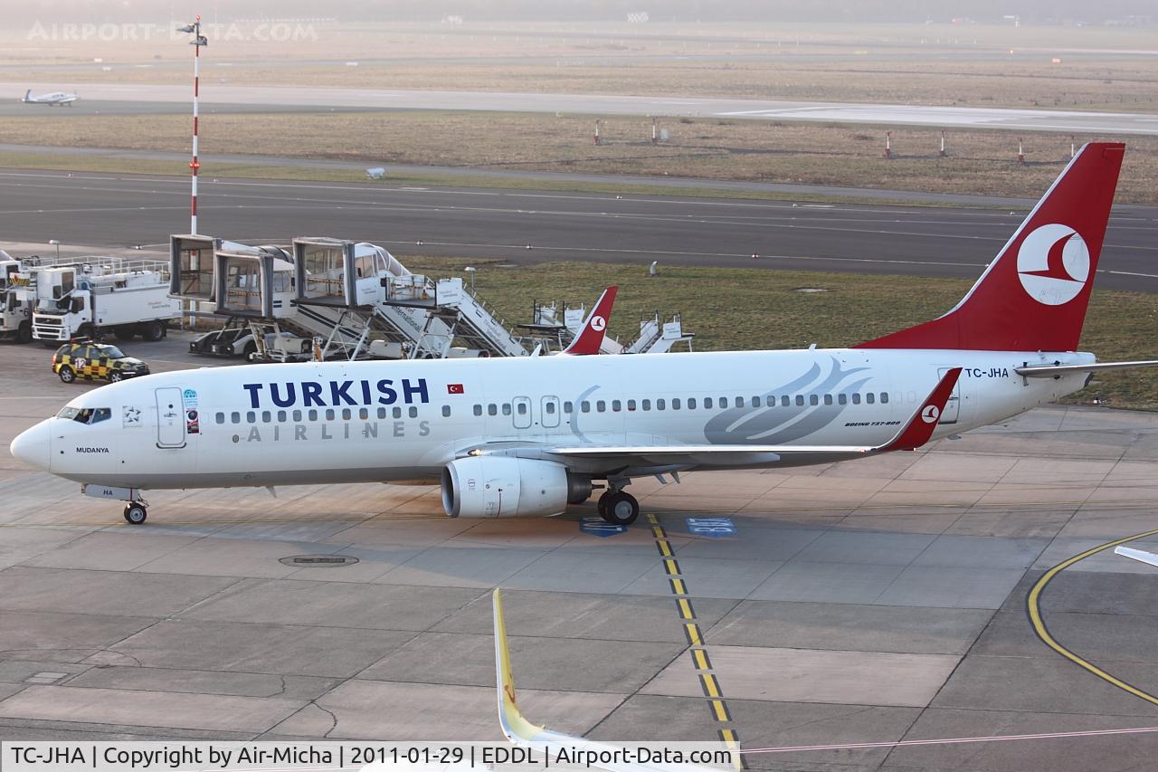 TC-JHA, 2008 Boeing 737-8F2 C/N 35740, Turkish Airlines, Name: Mudanya