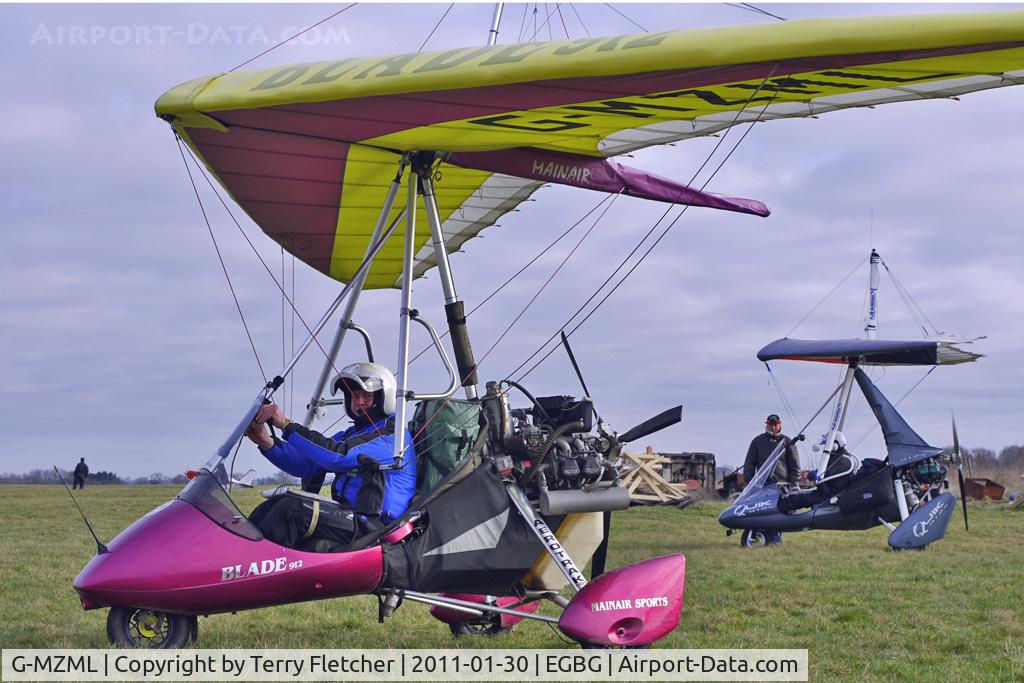 G-MZML, 1998 Mainair Blade 912 C/N 1158-0698-7-W961, 1998 Mainair Sports Ltd MAINAIR BLADE 912, c/n: 1158-0698-7-W961 at 2011 Icicle