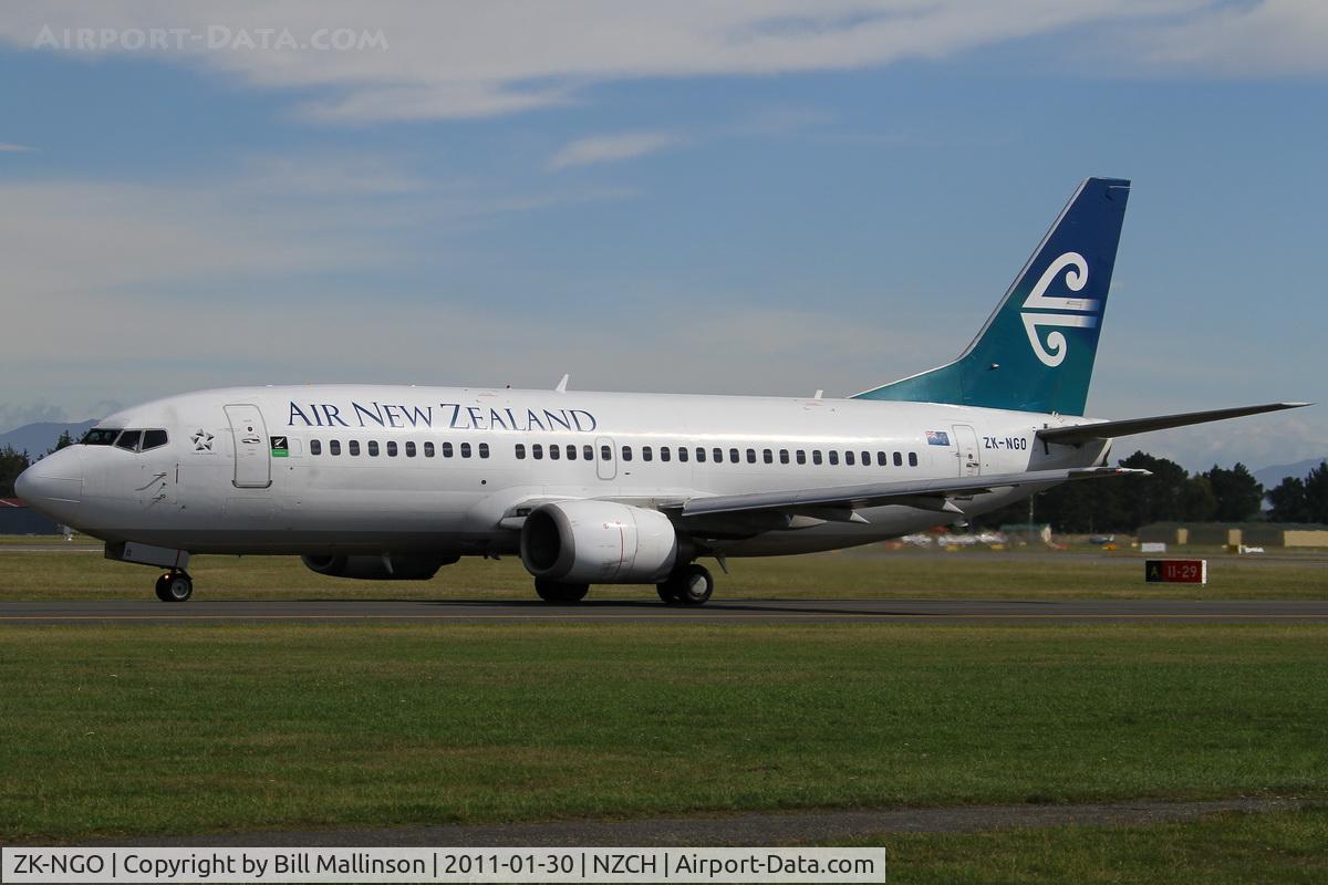 ZK-NGO, 1997 Boeing 737-37Q C/N 28548, On the way to A7   r/w 02