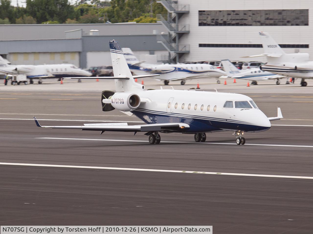 N707SG, 2003 Israel Aircraft Industries Gulfstream 200 C/N 087, N707SG arriving on RWY 03