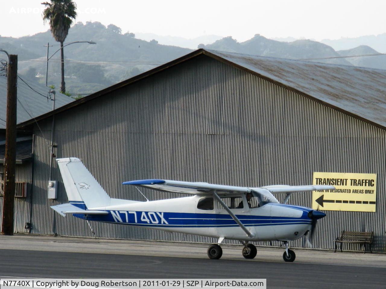 N7740X, 1960 Cessna 172B C/N 17248240, 1960 Cessna 172B, Continental O-300 145 Hp, taxi